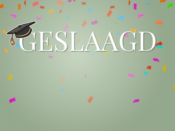Geslaagd!
