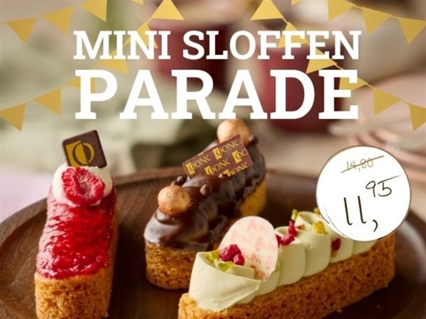 Mini sloffen parade