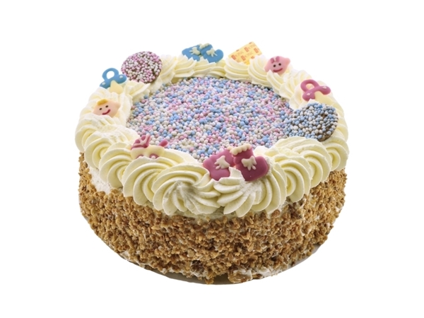 Gender reveal taart